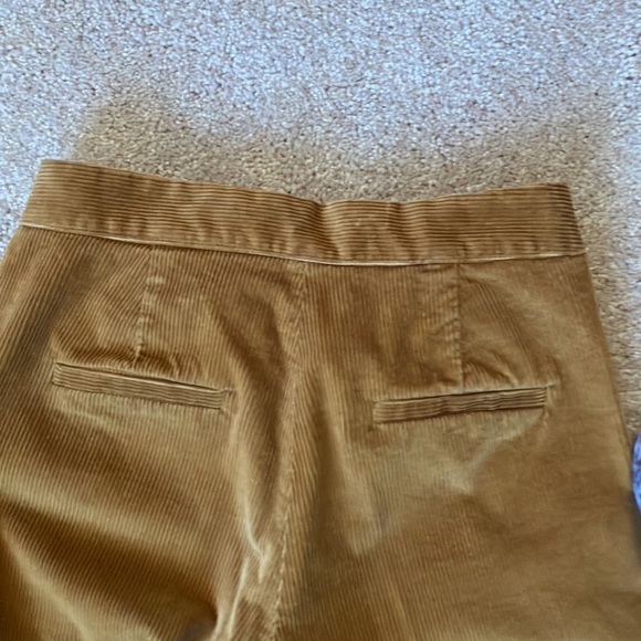 Aritzia Babaton Cole wide leg corduroy pants.  Gold.  Size 2 EUC. - Picture 5 of 5